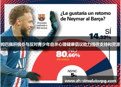 姆巴佩积极参与反对青少年自杀心理健康倡议助力提供支持和资源 姆巴佩积极参与反对青少年自杀心理健康倡议助力提供支持和资源